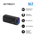 Sony ULT Field 5 Trådløs Bluetooth Høyttaler med 25 Timer Batteritid, Sort