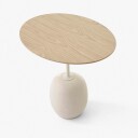 &Tradition Lato LN9 Bord Oval Lakkert Eik / Crema Diva Marble