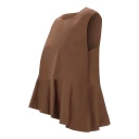 Kaos Dame Topper Brun L,