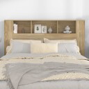 vidaXL Sengegavlskap sonoma eik 160x18,5x104,5 cm