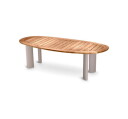 Free Form spisebord natural teak