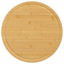  Skjærebrett 6 stk Ø30x1,5 cm bambus 352778
