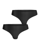 2-Pack Performance Thong, Multipack Svart Large