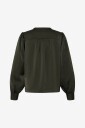ICHI   Bluse Ihletta Thin Ls   Grønn