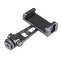 Svingbar telefonholder Puluz med universal 1/4 feste (svart)
