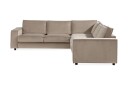 Cloudia Hjørnesofa Fløyel   Beige