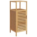 Baderomsskap med hylle 36x33x87 cm bambus
