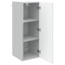 vidaXL Vegghengt skap Hvit 33 x 34,5 x 90 cm Konstruert tre