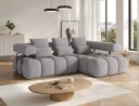 Levvi 3 seters boblete sovesofa med divan høyre   Paolli 04