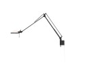 Luceplan Berenice Vegglampe 45x45 Hvit Glass/Svart