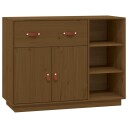 vidaXL Skjenk honningbrun 98,5x40x75 cm heltre furu