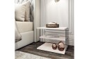 Side Table Hvit\|Svart - Hvit / Svart