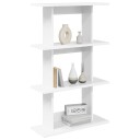 vidaXL Vegghylle Veggmontert Hvit 56 x 20 x 90 cm Konstruert tre