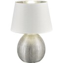 Trio Lighting Luxor bordlampe sølv 35cm