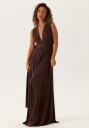 Goddiva Multi Tie Maxi Dress