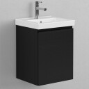 INR Iconic Nordic Rooms Viskan PRO Grip Servantskap Slim 1 dør med Grepslist H490xd345mm Premium White / 50cm Høyre Hengslet