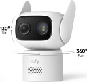 Eufy WiredCam C31 Overvåkningskamera med 360° Sporingsfunksjon Hvit