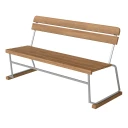 Grythyttan Stålmöbler Sofa 3 Teak / Varmgalvanisert