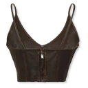 Rick Owens Dame Topper Brun L,