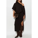 Gestuz   Maxikjole gzAlpha Scarf   Brun
