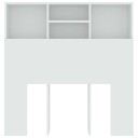 vidaXL Sengegavlskap hvit 100x19x103,5 cm