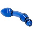 Chrystalino Superior Glassdildo        - Blå