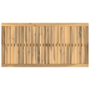 vidaXL Bordplate 108,5 x 55 x 2 cm Rektangulær Solid akasietre