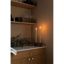Audo Copenhagen Kubus 1 Minimalistisk Lysestake Hvit i Metall
