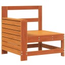  Hagesofa med armlene voksbrun 69x62x70,5 cm heltre furu 844885