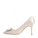 Manolo Blahnik Dame Sko Beige 37 EU,