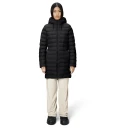 Rains   Jakke Lohja Long Puffer Curve Jacket W3t3   Svart