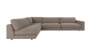 Rowico Home Duncan hjørnesofa åpen V Mørk beige Bobby 4 345 x 216 x 78 cm Beige