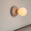 Humble lights The Humble Bee vegglampe beige
