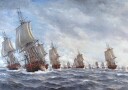 Naval Battle By Jacob Hagg Plakat Plakat / 21x30cm