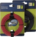 1852 Elektrisk kabel fortinnet 5/10 m 2 x 1.5 mm2 10 m sort