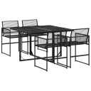  Hagespisegruppe 5 deler svart polyrotting 3295033