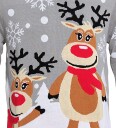 Happy Seasons The Cute Christmas Jumper - Grey - 116-122