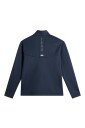 J.Lindeberg Maclean Quarter Zip Mid Layer Blå Golfgenser herre JL Navy Medium