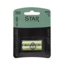 Star Trading Oppladbare AAA Batterier 1,2V 600mAh for Solcellelamper