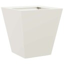  Plantekasse hvit 30x30x30 cm stål