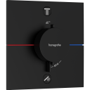 Hansgrohe ShowerSelect Comfort E dusjbatteri, sort