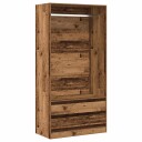  Garderobe gammelt tre 100x50x200 cm konstruert tre 8721158628091