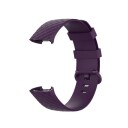 Silikonarmbånd Fitbit Charge 4 / Charge 3 / Charge 3 SE - str S Mørk Lilla