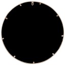 vidaXL Speil sand 40x2,5 cm for innendørs bruk jern