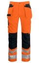 ProJob 6531 Håndverksbukse En Iso 20471 Kl 2 Orange/Black C56/156