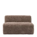 Riviera Maison The Jagger Midtmodul 125 cm poodle weave raccoon taupe