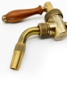 LUKR Nostalgie tap brass patina Side Pour tappekran med EU shank