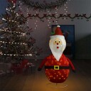 vidaXL Dekorativ julenissefigur LED luksusstoff 120 cm