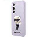 Karl Lagerfeld Hardcase til S23+ Lilla Silikon Ikonik