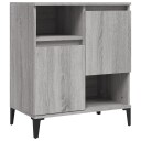 vidaXL Skjenk grå sonoma 60x35x70 cm konstruert tre